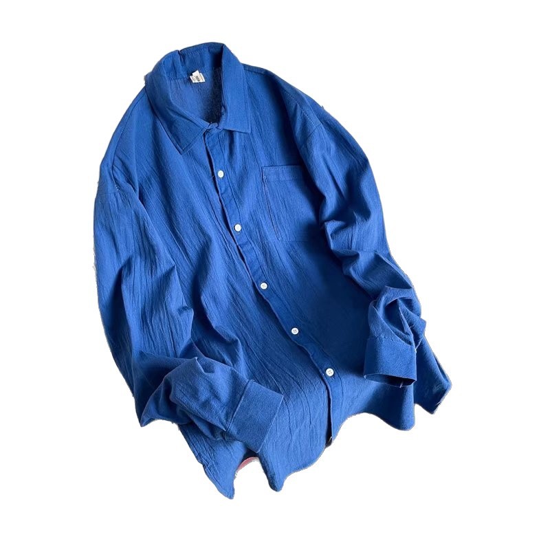 Men's Hong Kong Style Trendy Loose Casual Shirt