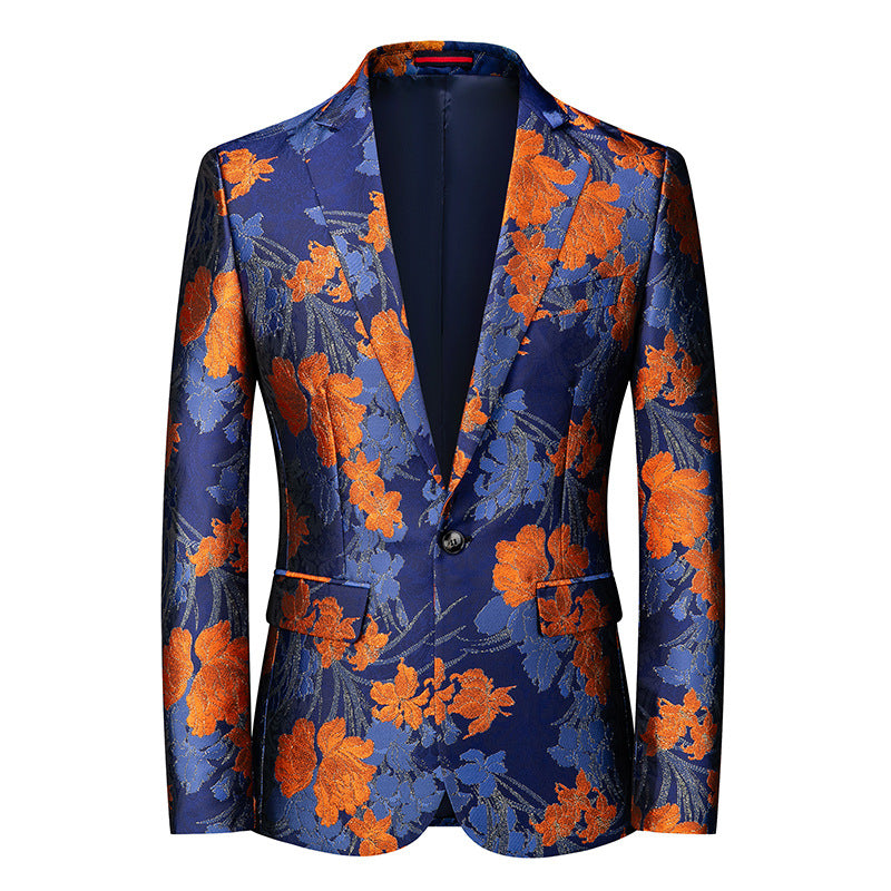 Jakkesæt til mænd, vært, toastmaster, bryllup, forlover, jacquard