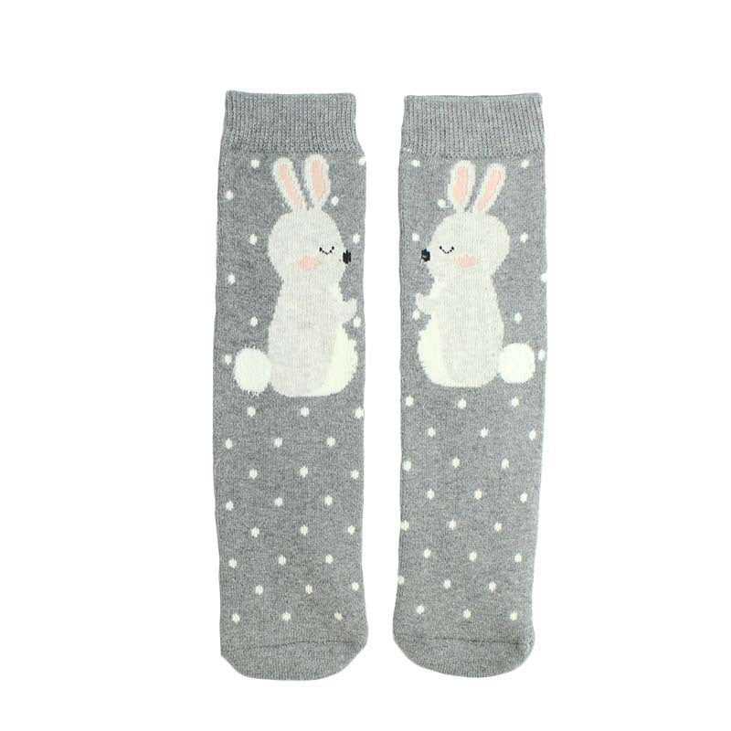 Cartoon Straight Terry Women's Socks Thickened And Warm