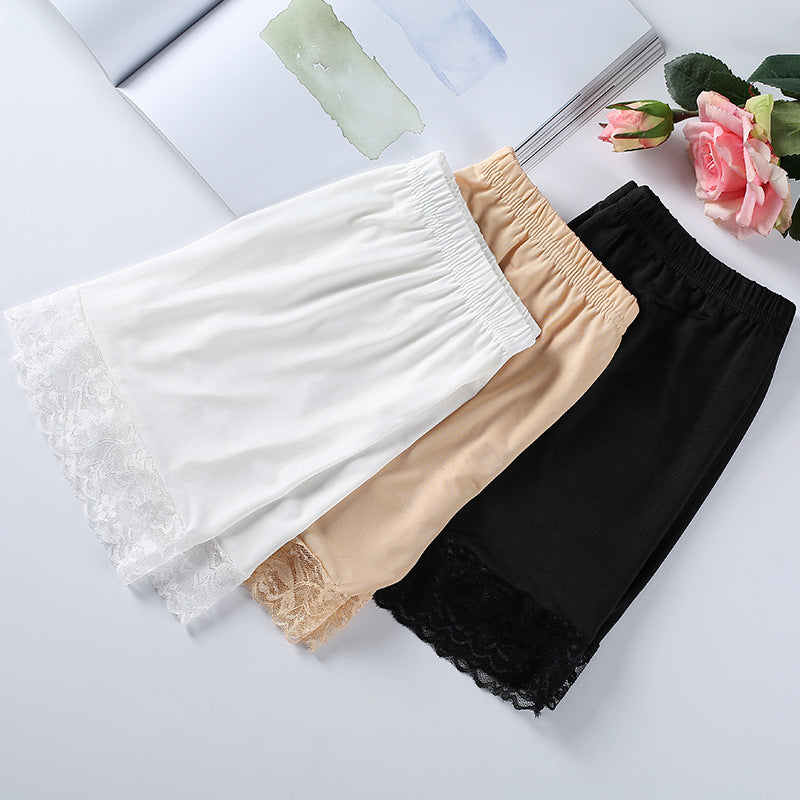 Ice silk seamless safety pants