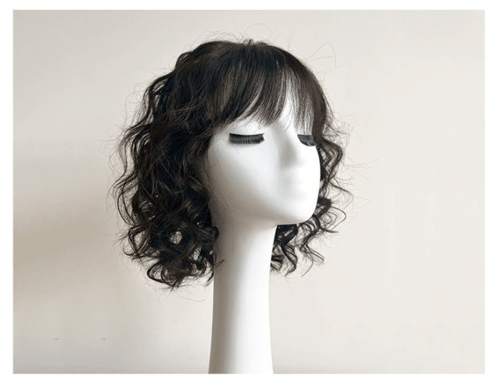 Wig Sheath Women's Short Roll Breathable Natural