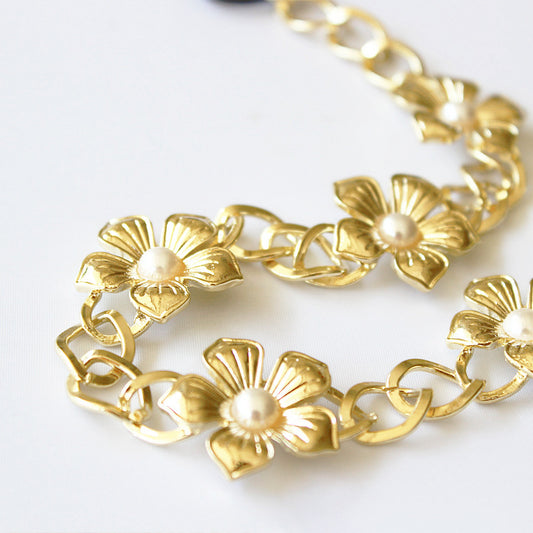 Pearl Flower Headband