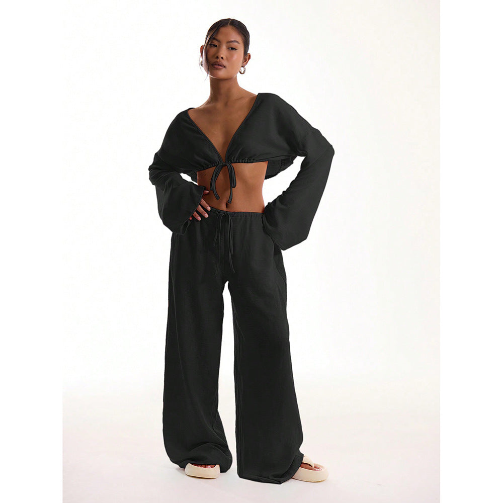 Fashion Personality Female Loose Trendy Wide-leg Pants