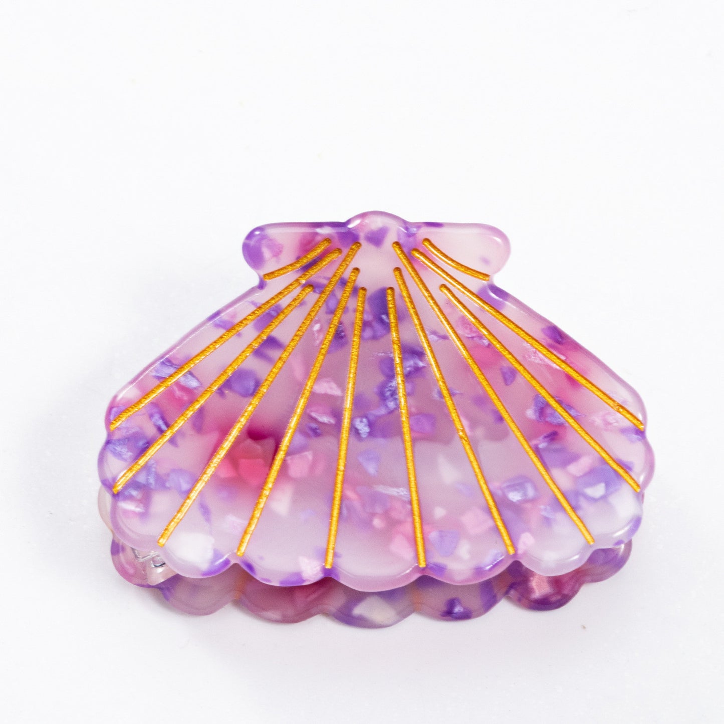Small Shell Grip Hair Headdress Barrettes