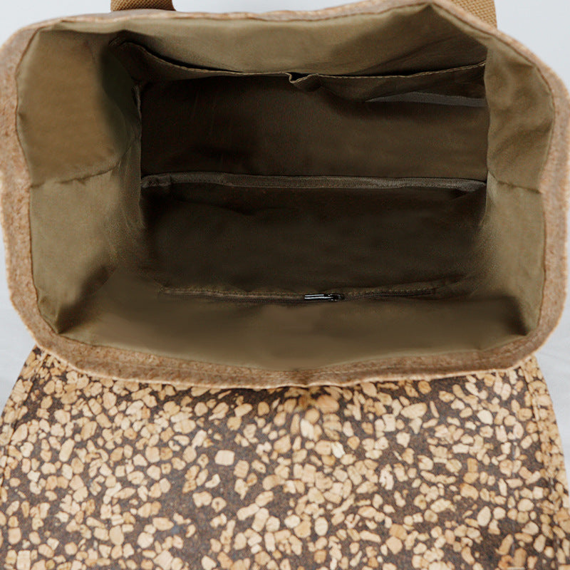 Coffee Grounds Cork Casual Backpack