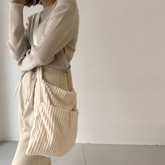 Wick Shoulder Bag Japanese Vintage Outer Pocket Crossbody