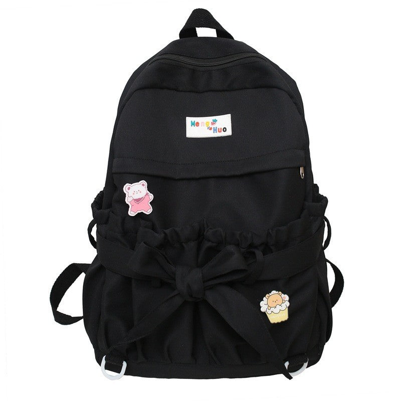 New Cute Bowknot Large Capacity Backpack