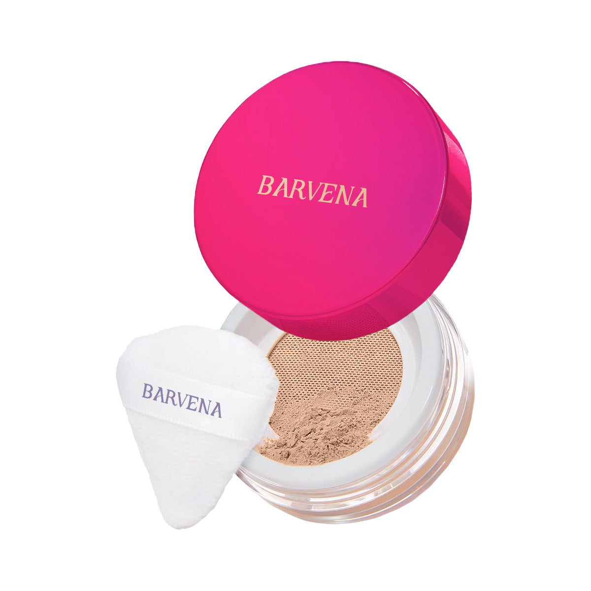 BARVENA Feather-Light Soft-Focus Setting PowderLong-Lasting Powder In A Compact Form