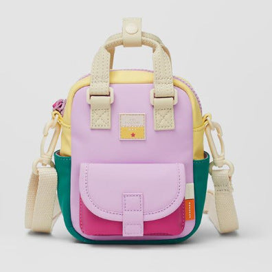 Colored Mosaic Donut Crossbody Bag