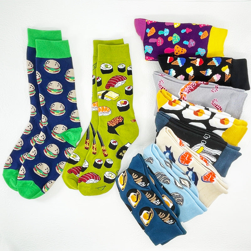Mid-calf For Fall And Winter Long Cotton Socks