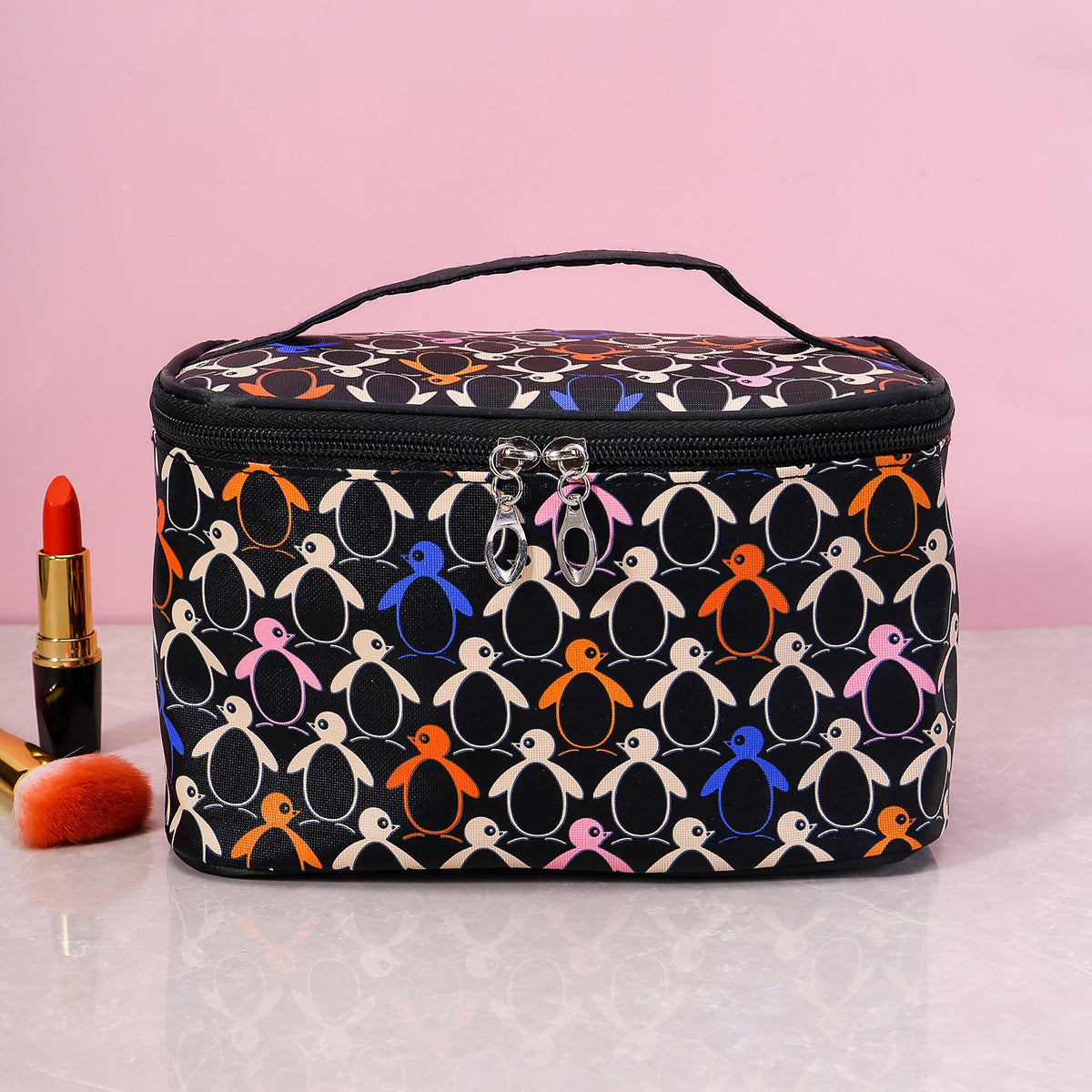 Portable Printing Refreshing Stylish Toiletry Bag