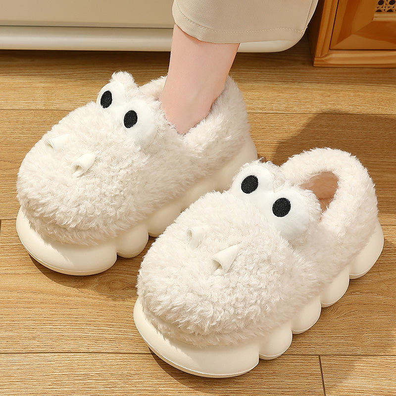 Cotton Slippers Women's Winter Home Thick Soled Lovers