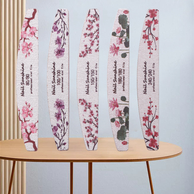 Printed Sand Flower Washing Series Nail File