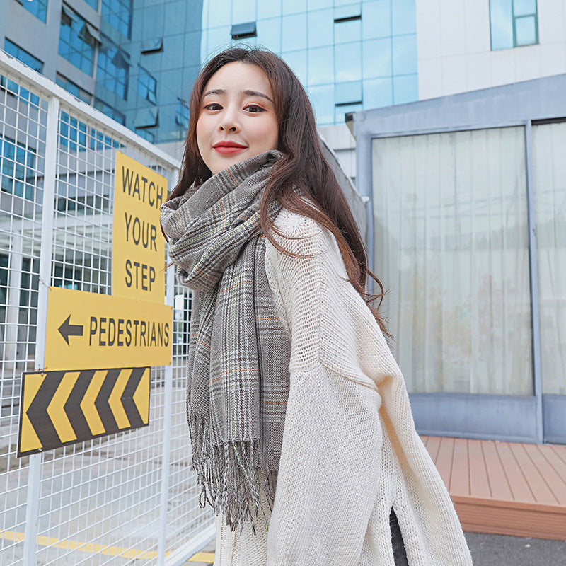 Fashion Warm Cashmere Scarf In Autumn And Winter