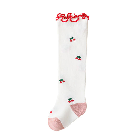 Fungus Loose Mouth Boneless Combed Cotton Baby Stockings