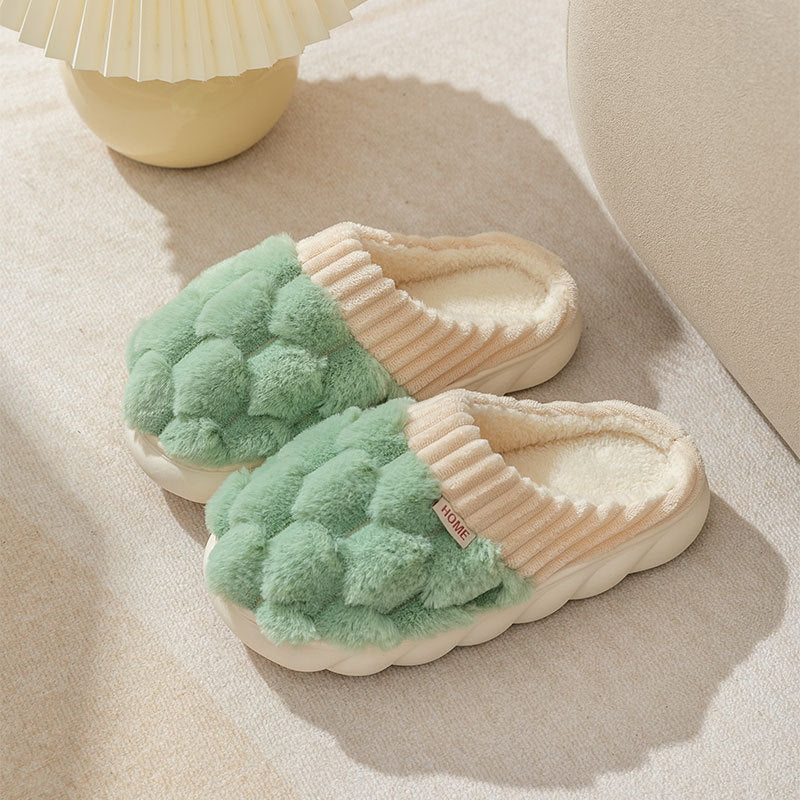 Cotton Slippers Women's Winter Home