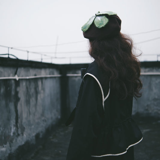 Handmade Wool Painter Hat Japanese