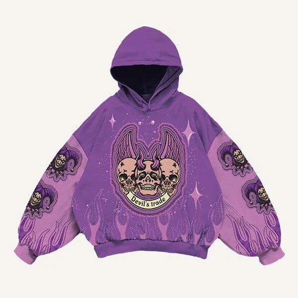 Fashion Casual Printed Polyester Sweater