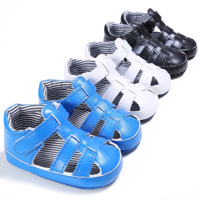 Baby Solid Color Soft-soled Hollow Toddler Sandals