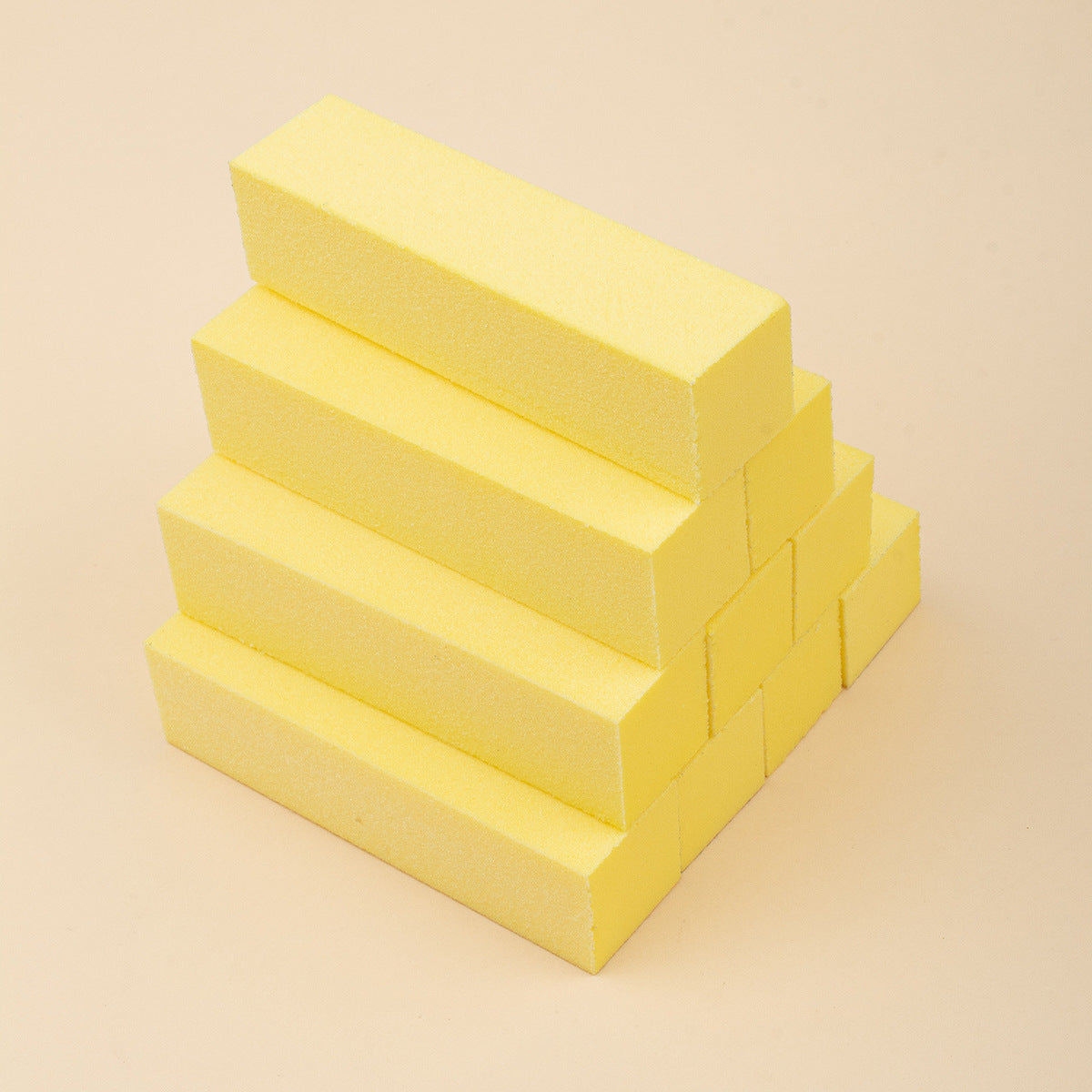 Nail White Tofu Block Color High Foaming Four Sides Grinding Block