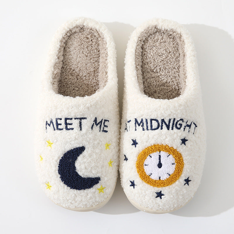 Winter Cotton Slippers Couple Male And Female