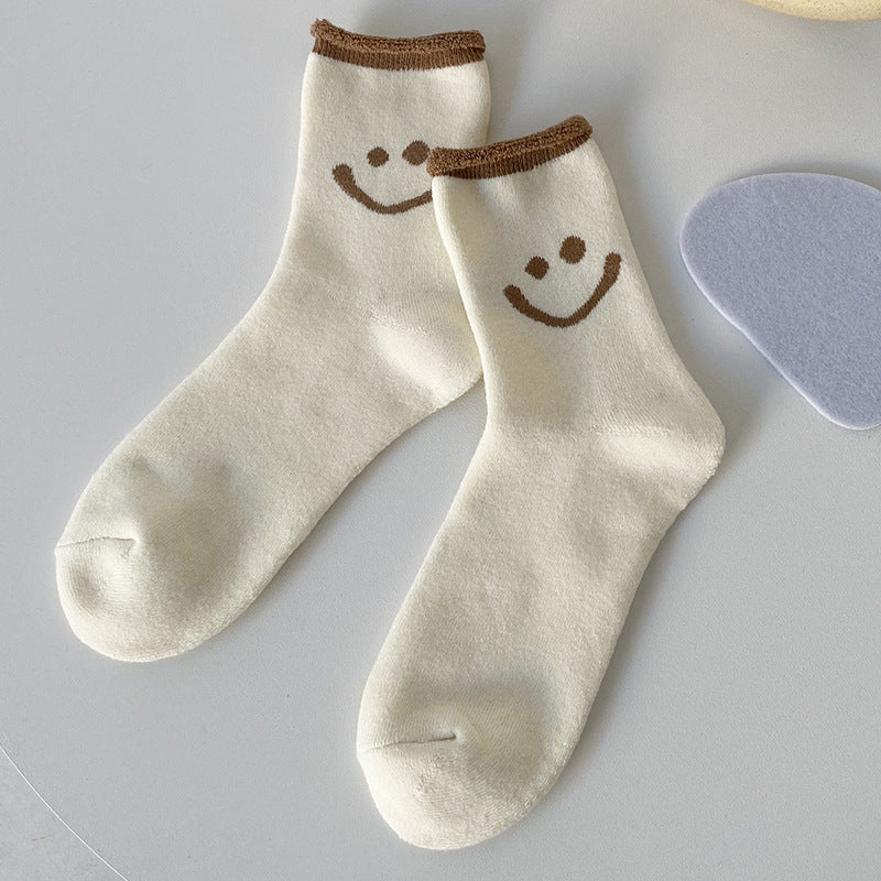 New Terry Curling Thickened Warm And Comfortable Cotton Socks