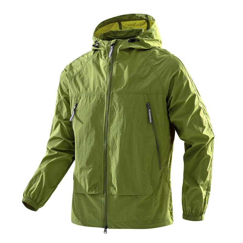 Thin Hood Sun Protection Clothing Outdoor Casual Sports Jacket