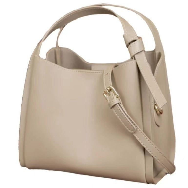 Alsidig Taske Kvinder Blødt Koskind Temperament Pendler Crossbody Bærbar
