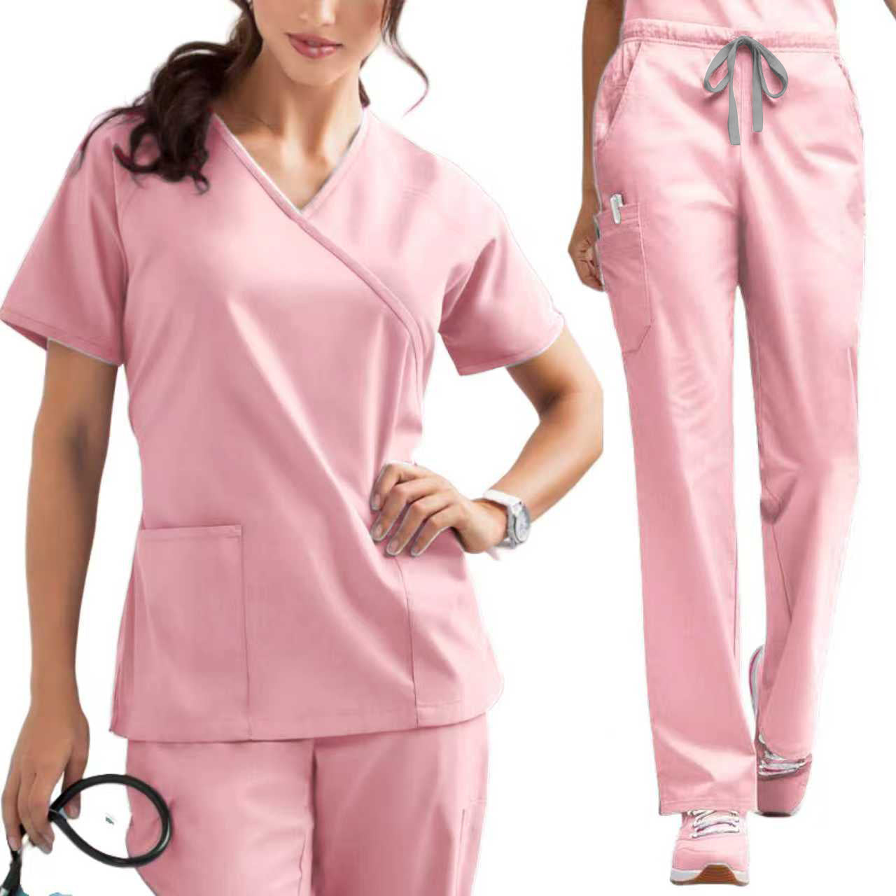 Hospital Scrub Sets Dental Clinic And Operating Room Nurse Uniforms