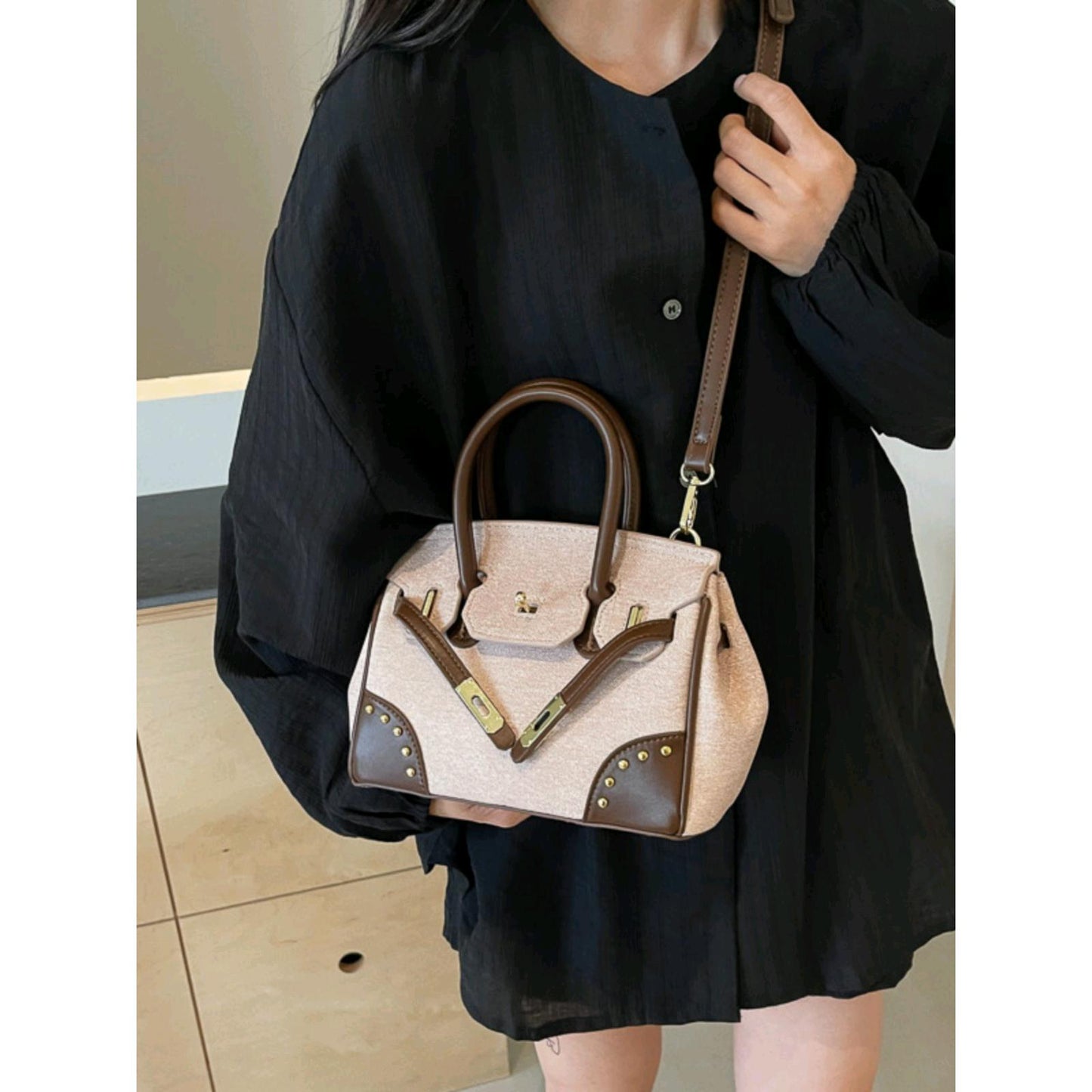 Popular Retro Fashion Portable Commuter Bag