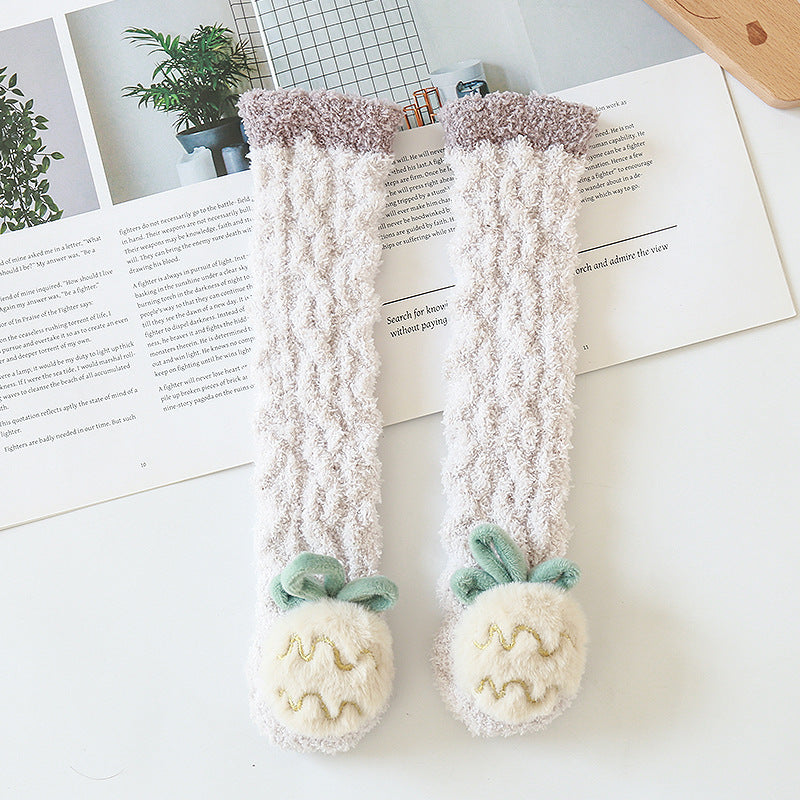 Warm Children Cartoon Doll Knee Socks