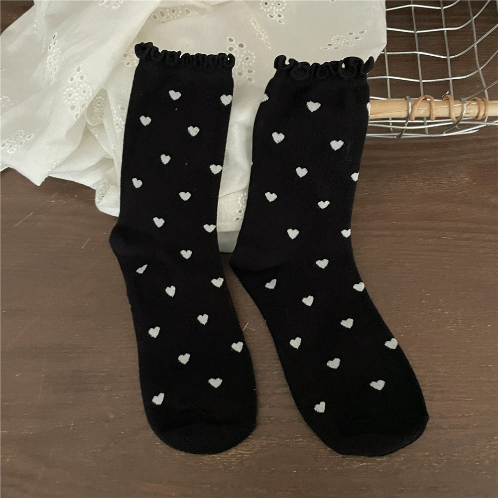 Wooden Ear Love Tube Socks