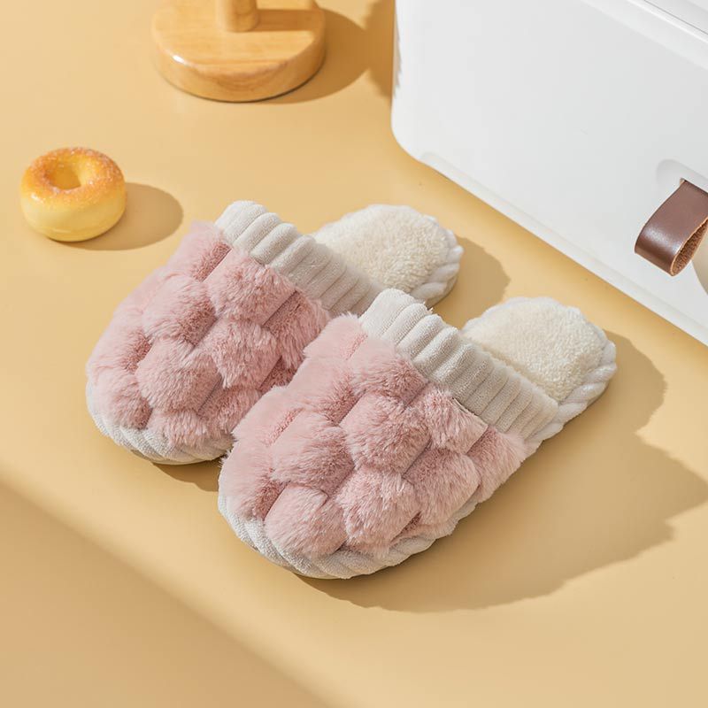 Cotton Slippers Women's Winter Home