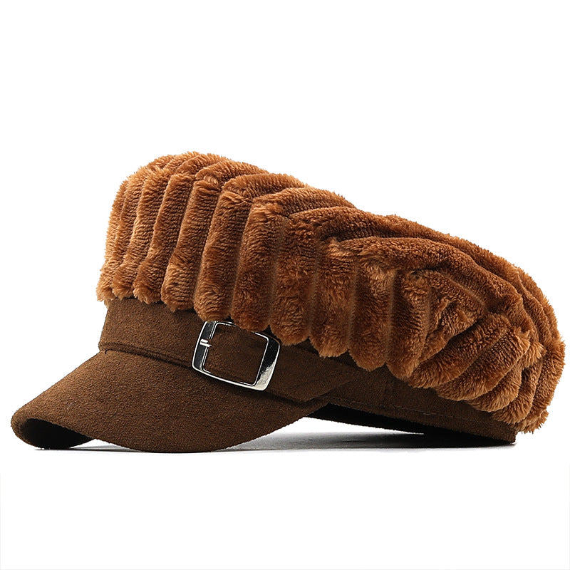 Women's Retro Plush Fashion Trend Simple Hat
