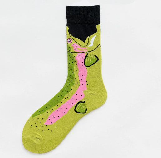 Socks Tube Socks Cartoon Athletic Socks