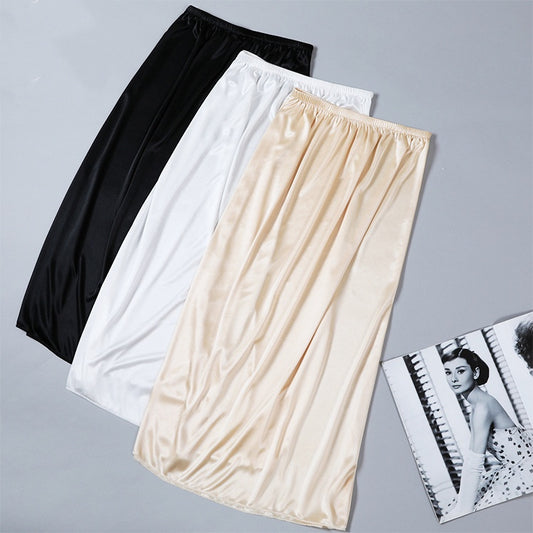 Thin Silk Inner Wear Bottoming Skirt 75cm