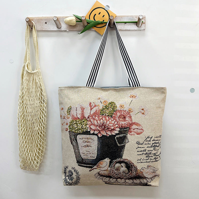 Fashion Casual Canvas Shoulder Bag Creativity