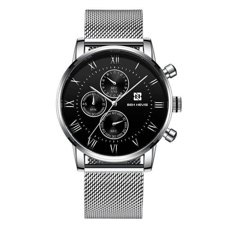 Bennivi quartz six-pin watch