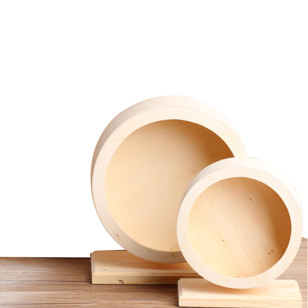 Solid wood mute bracket running wheel