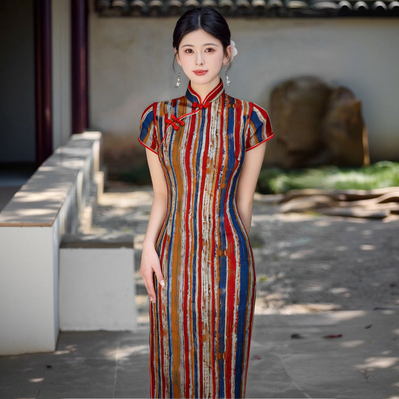 New Womens Fashion Chinese-style Cheongsam And Modern Chinese Long Dress