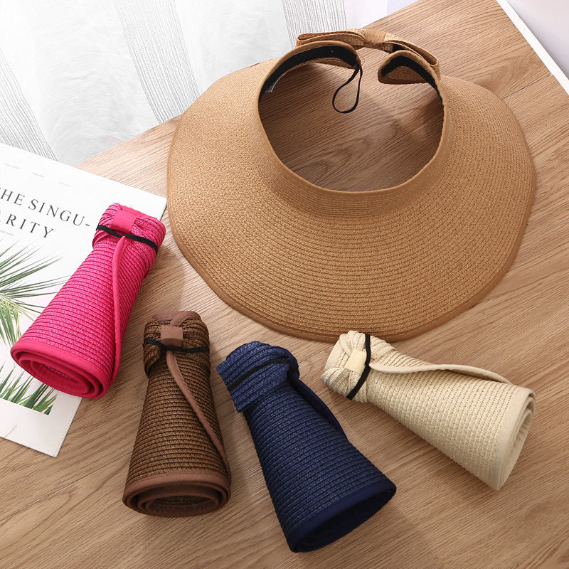 Summer Foldable Air Top Sun-proof Sun Portable Straw Hat