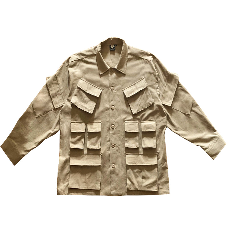Heavy Industry Custom Spring And Autumn New Japanese Style Workwear Jacket Shirt