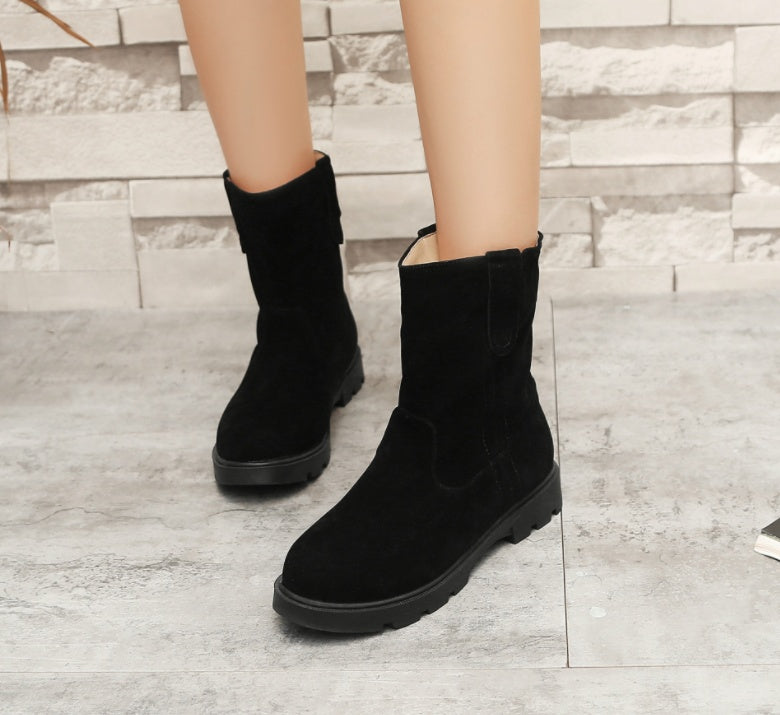 Women's frosted short boots