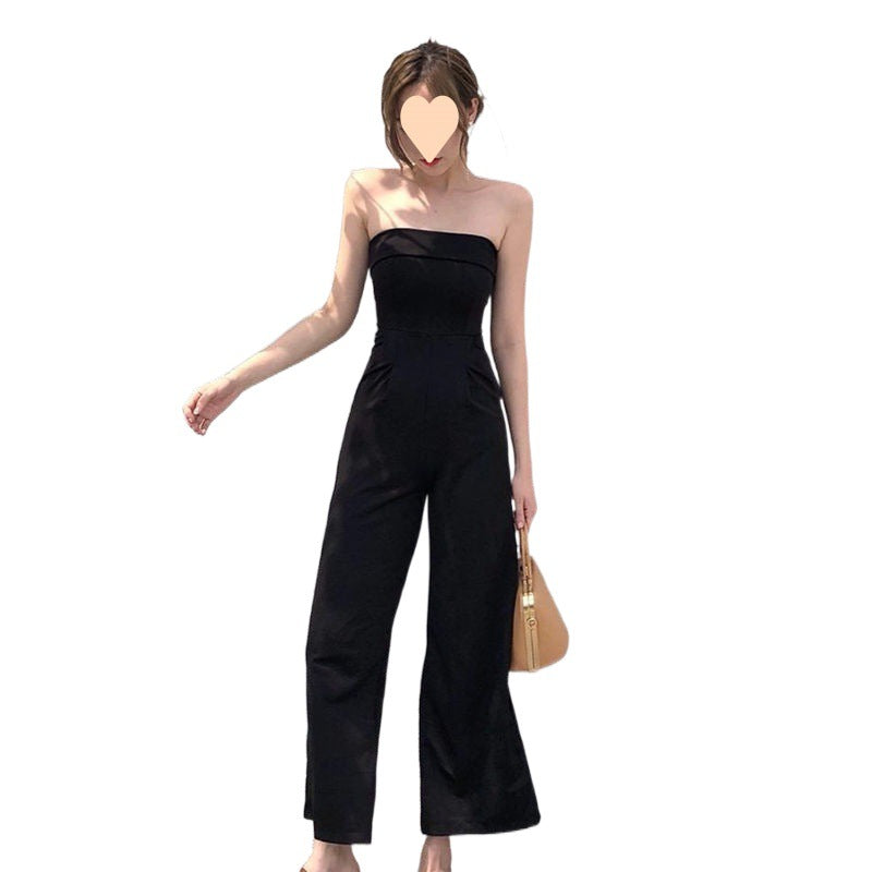 New Slim Fit Tube Top Jumpsuit Women