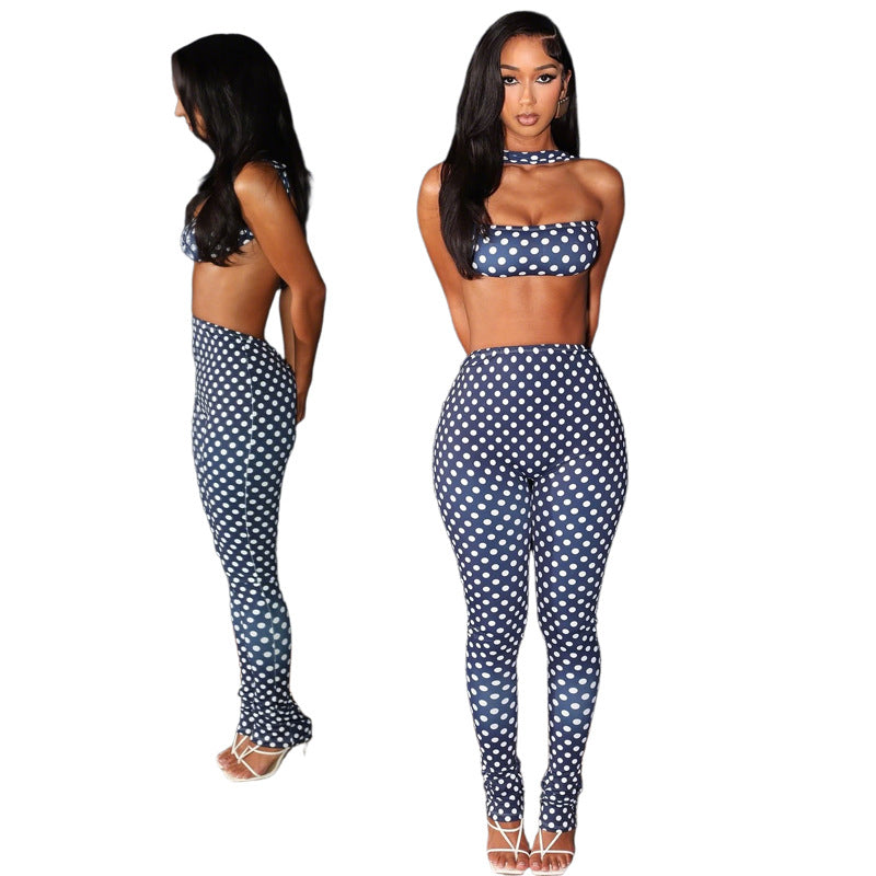 AutumnWinter Sexy Sleeveless Tube Top Set For Curvy
