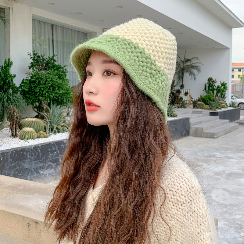 Women's Niche Designer Bucket Wool Hat