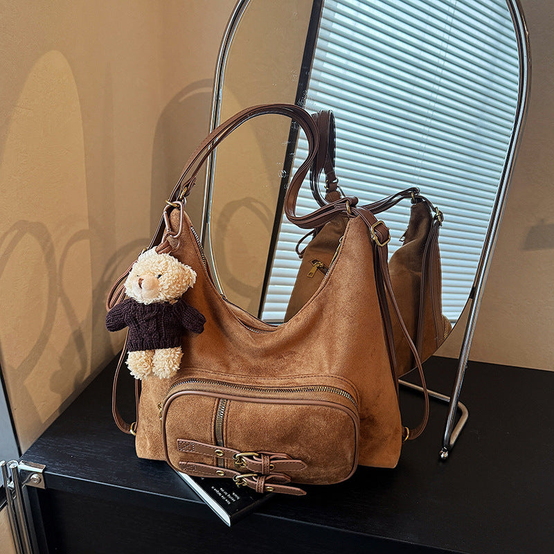 Elegant crossbodytaske med høj kapacitet til kvinder
