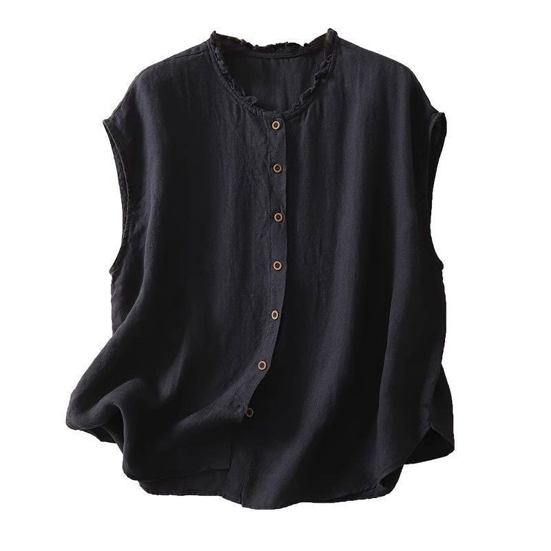 Womens Sleeveless Top Vest Cardigan Or Jacket