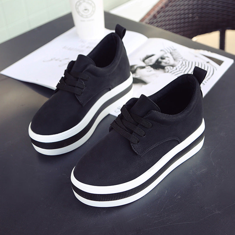 All-match Korean Style Increased Casual Student Breathable Shoes