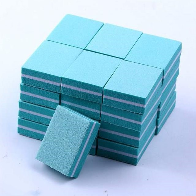 Two-sided mini nail file block